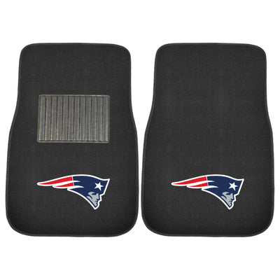 NFL - New England Patriots 2-pc Embroidered Car Mat Set