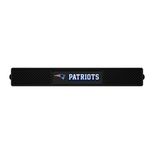 New England Patriots NFL drink mat with team logo, made by Logo Brands, featuring the Patriots' iconic colors and design.