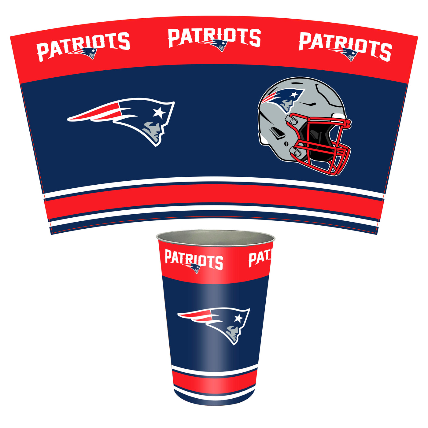 NFL - New England Patriots Wastebasket