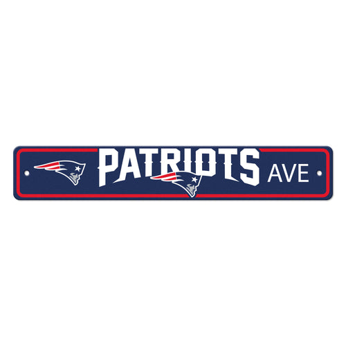 New England Patriots Street Sign