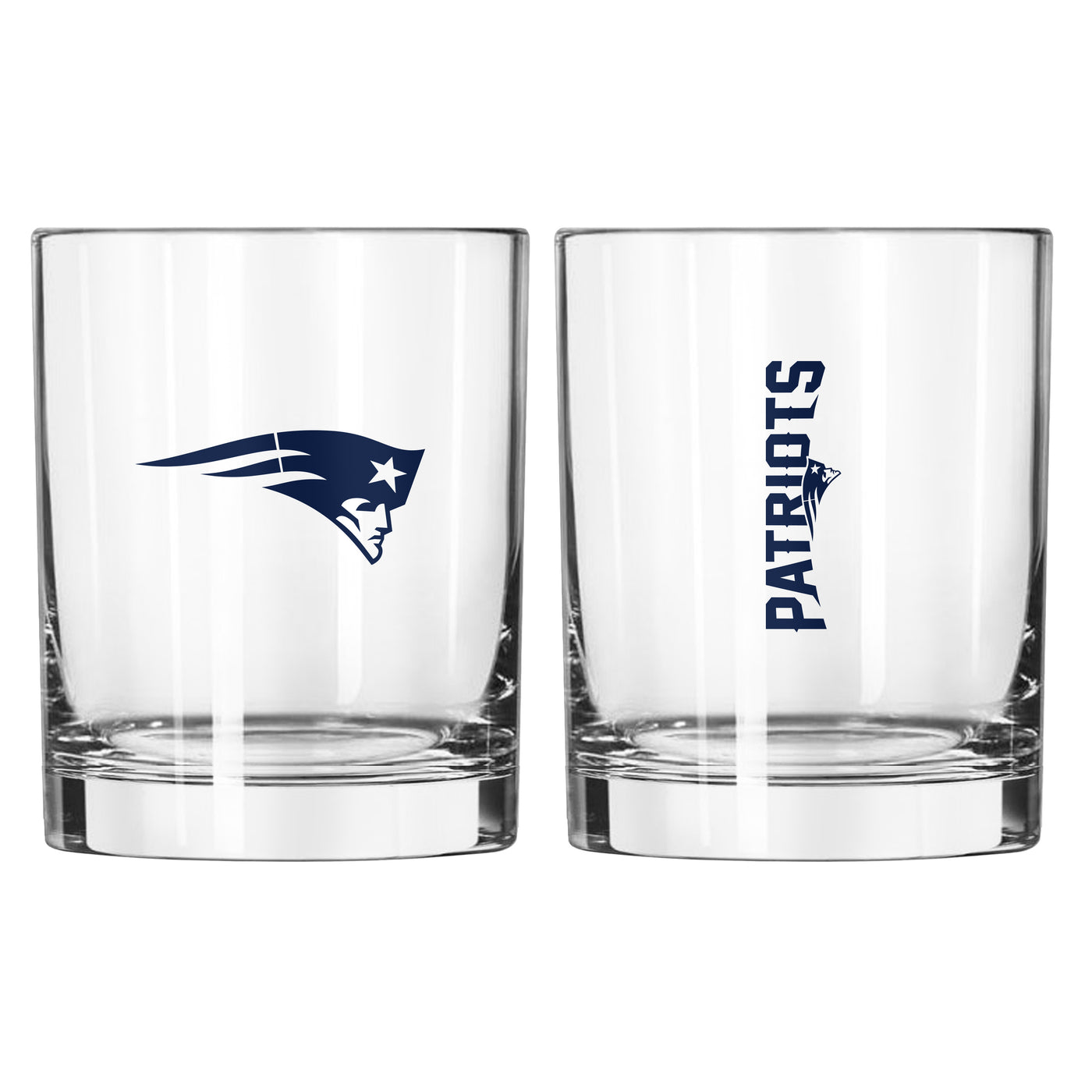 New England Patriots 14oz Gameday Rocks Glass