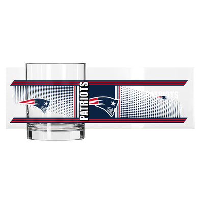 New England Patriots 14oz Hero Rocks Glass
