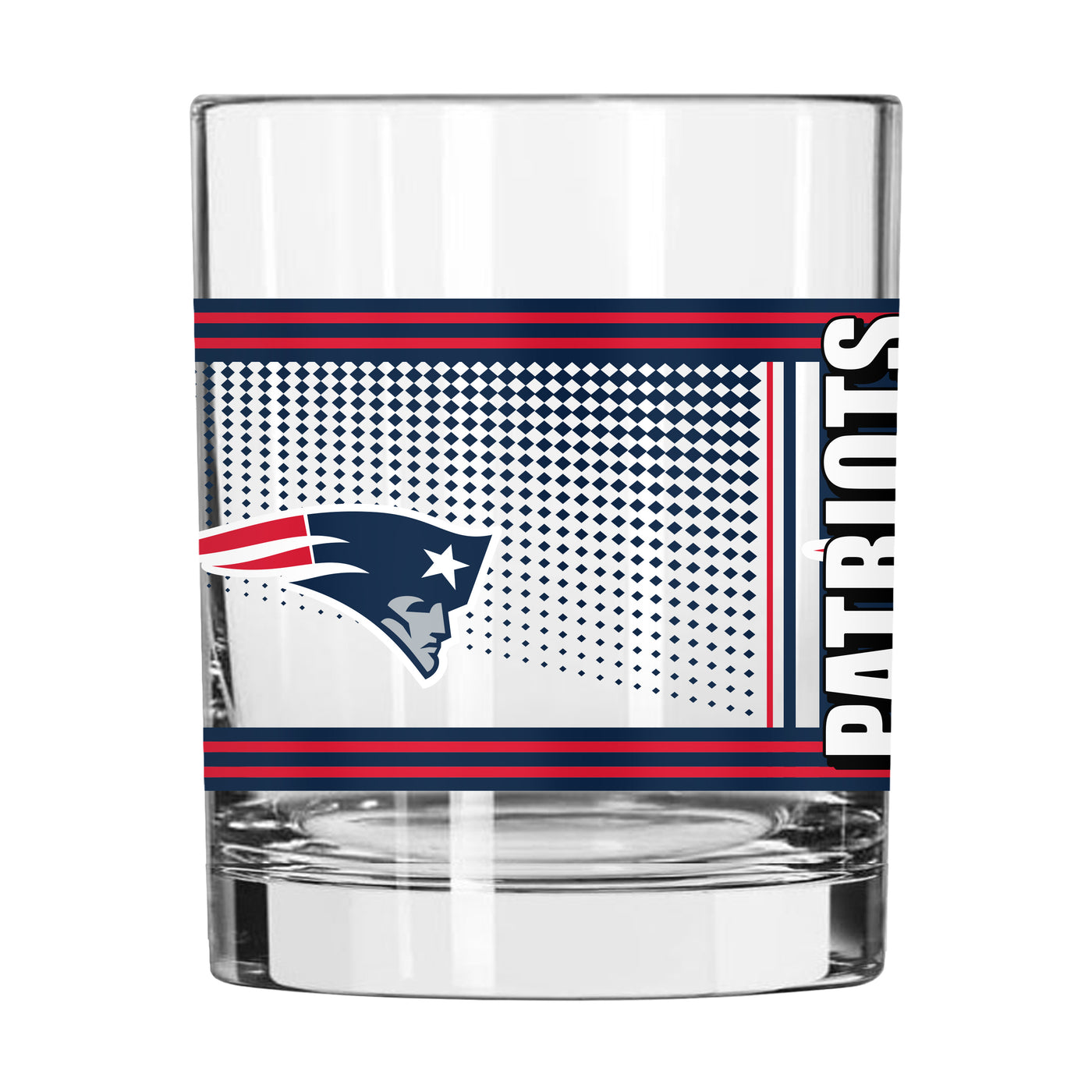 New England Patriots 14oz Hero Rocks Glass