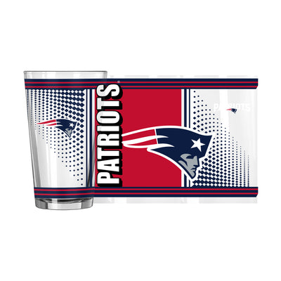 New England Patriots 16oz Hero Pint Glass