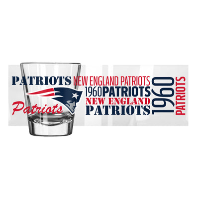 New England Patriots 2oz Spirit Shot Glass