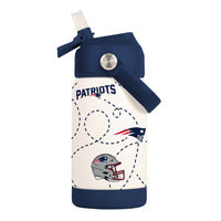 New England Patriots 12oz Mascot SS Kids Bottle