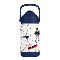 New England Patriots 12oz Mascot SS Kids Bottle