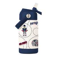 New England Patriots 12oz Mascot SS Kids Bottle
