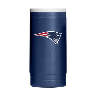 New England Patriots Flipside Powder Coat Slim Can Coolie - Logo Brands