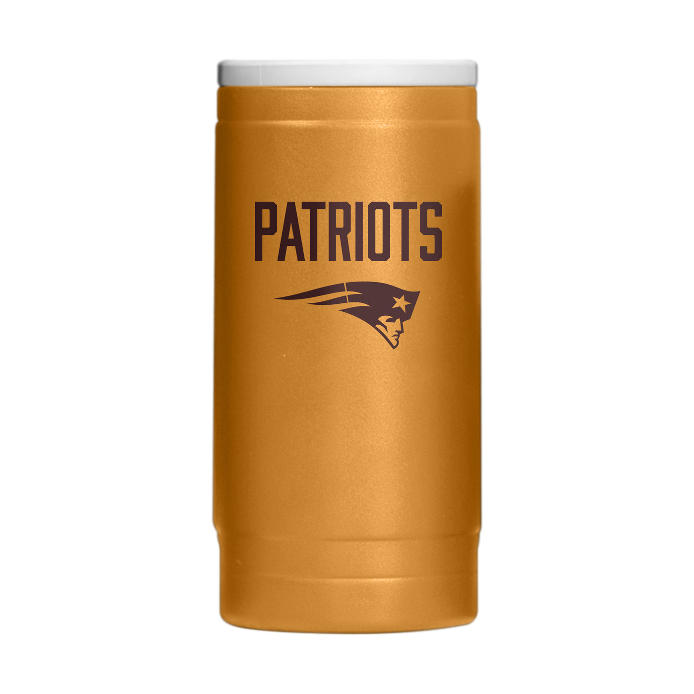New England Patriots  Huddle Powder Coat Slim Can Coolie
