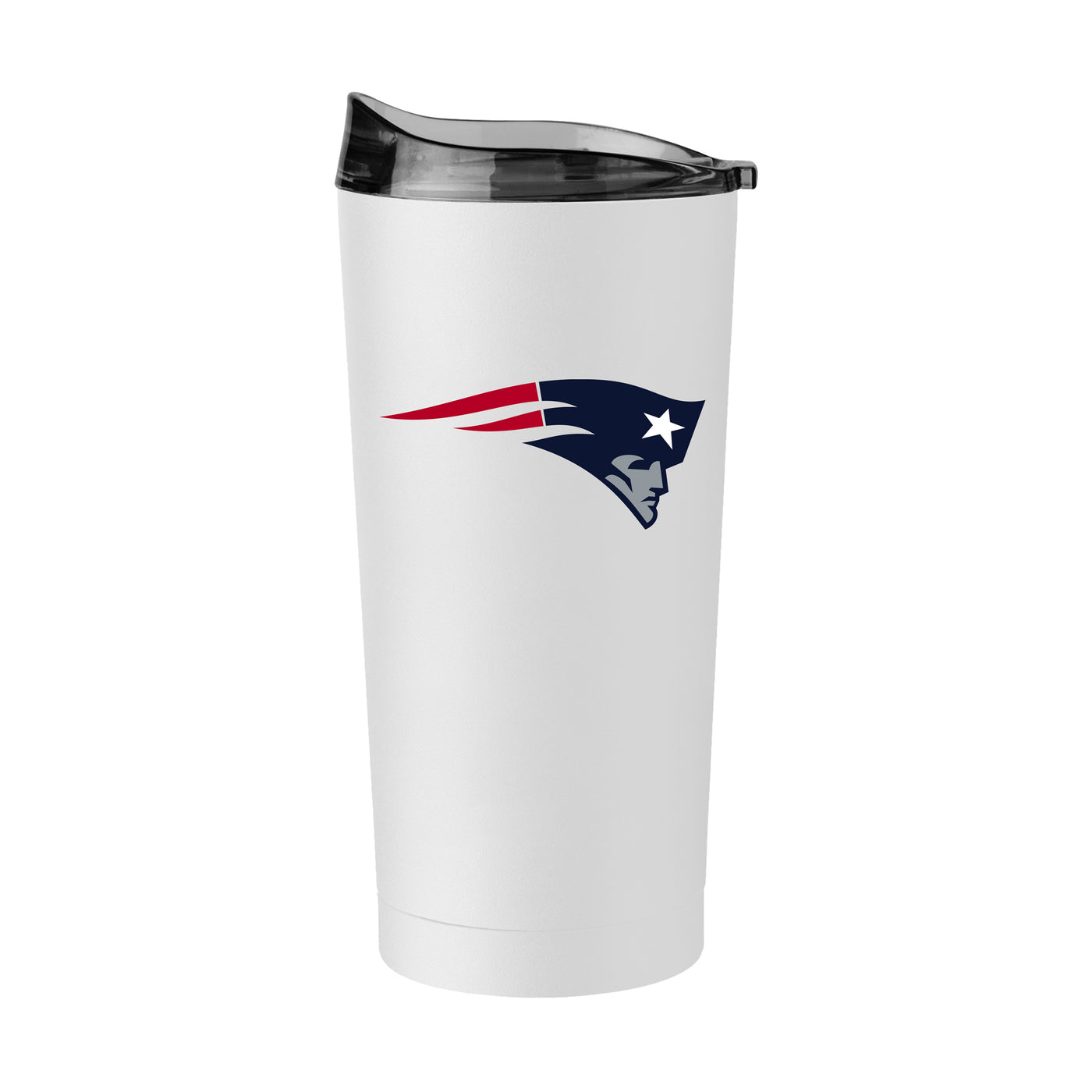 New England Patriots 20oz Swagger White Powder Coat Tumbler