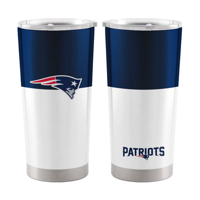 New England Patriots 20oz Colorblock Stainless Tumbler - Logo Brands
