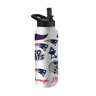New England Patriots 34oz Native Quencher Bottle