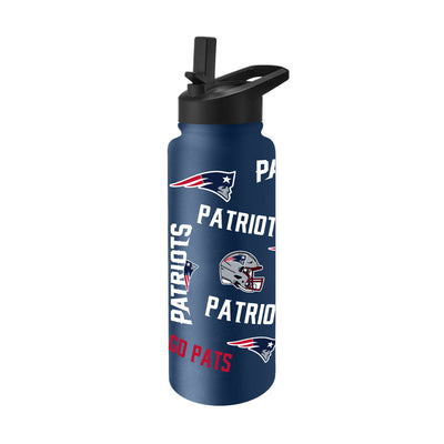 New England Patriots 34oz Native Quencher Bottle