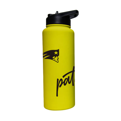 New England Patriots 34oz Cru Bold Soft Touch Quencher - Logo Brands