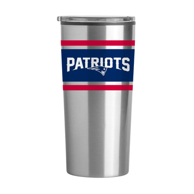 New England Patriots Stripe 20 oz Fusion Tumbler
