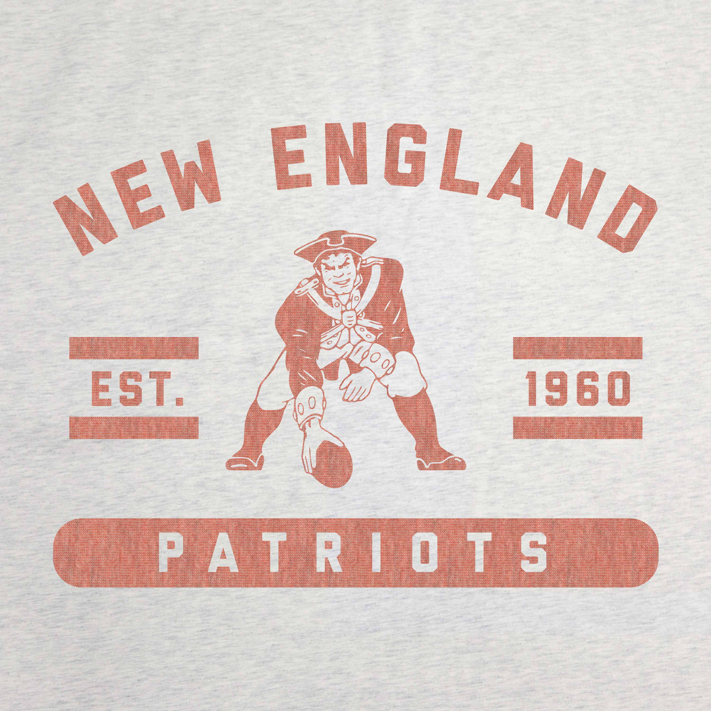 New England Patriots Retro Sublimated Sweatshirt Blanket