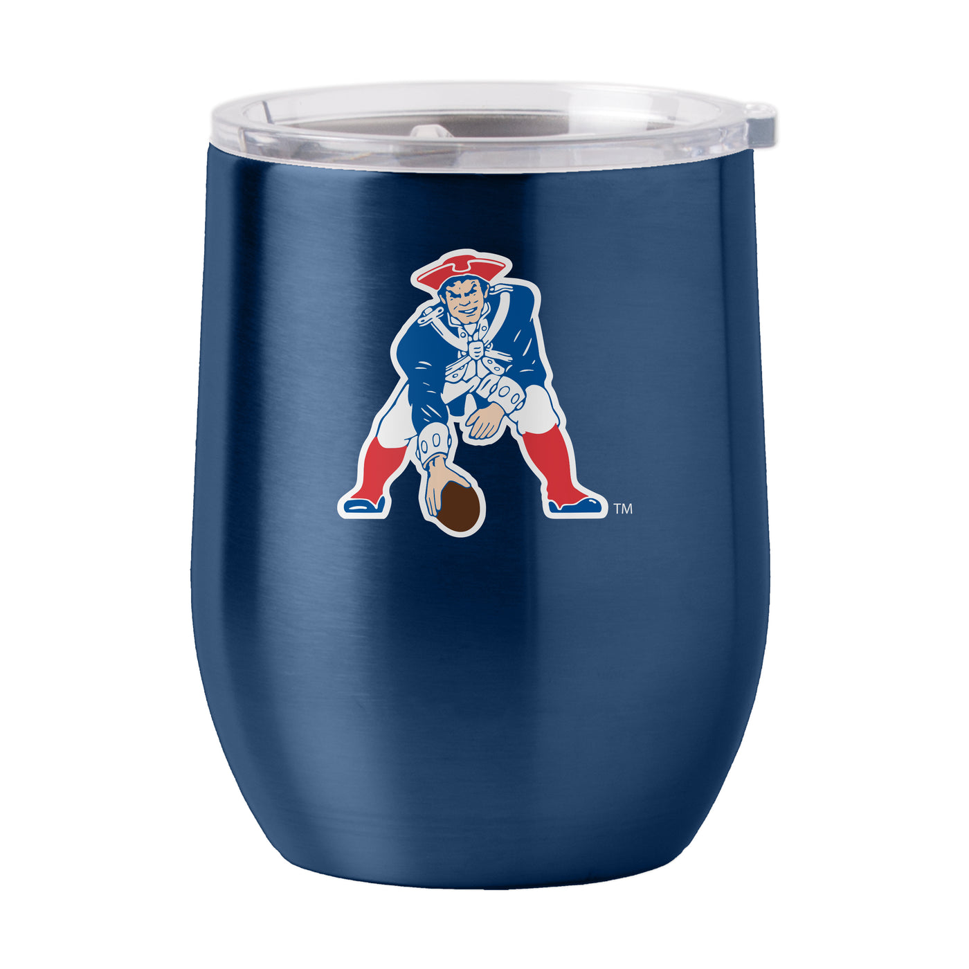 New England Patriots Vault 16oz Gameday Stainless Curved Beverage