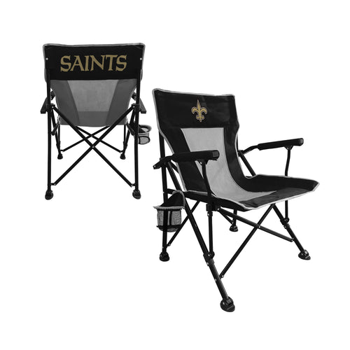 New Orleans Saints hard armchair from Logo Brands, featuring team logo and durable furniture design for sports fans.