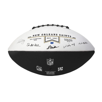 New Orleans Saints Autograph Signature Football