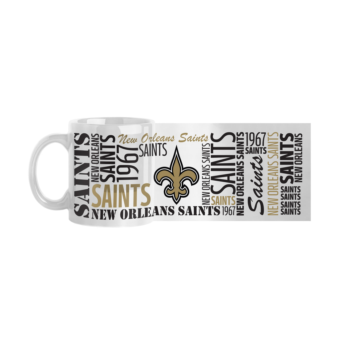 New Orleans Saints 11oz Spirit Coffee Mug