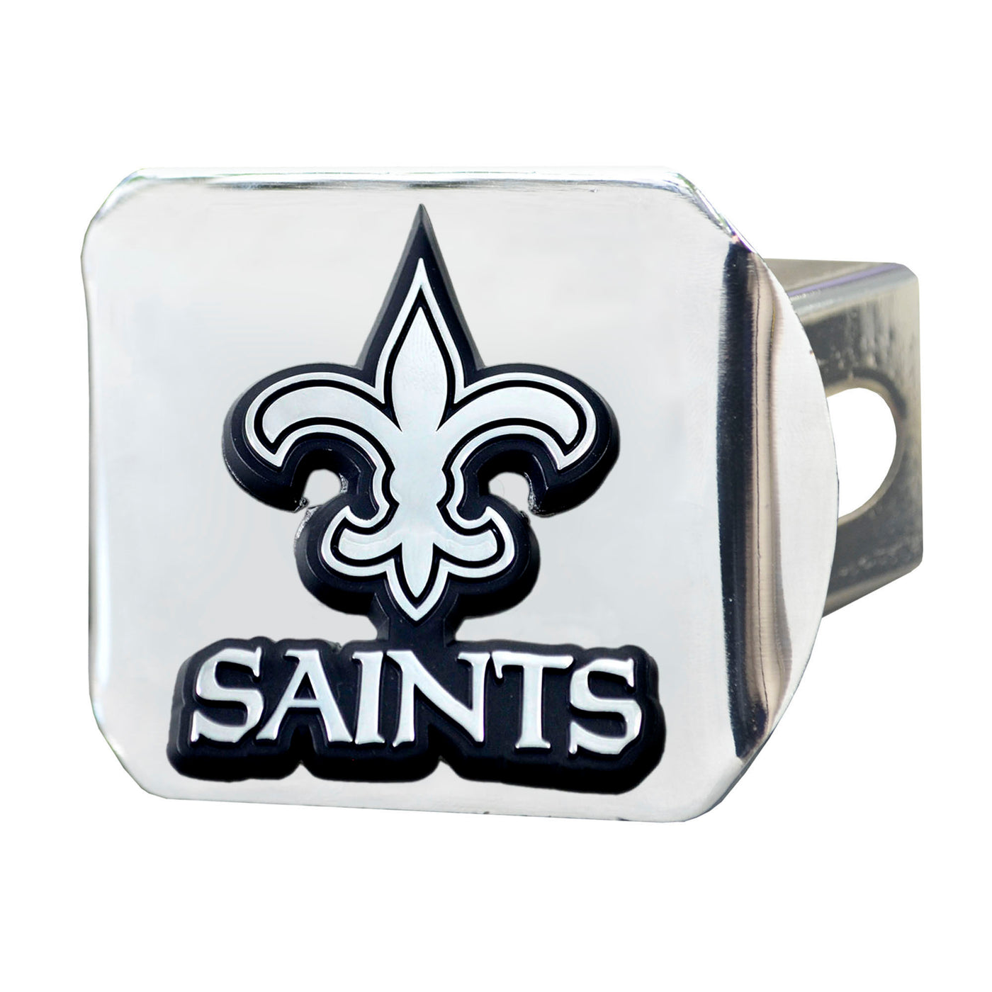NFL - New Orleans Saints Chrome on Chrome Hitch Cover