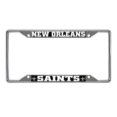 NFL - New Orleans Saints Chrome License Plate Frame