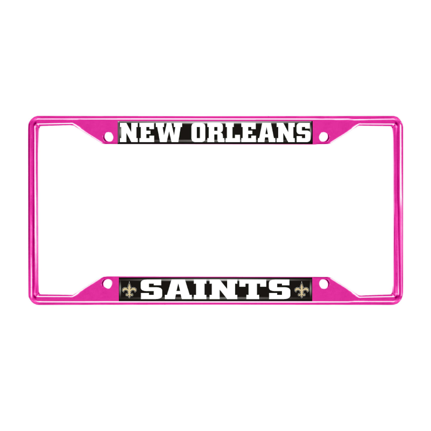 NFL - New Orleans Saints-Pink License Plate Frame