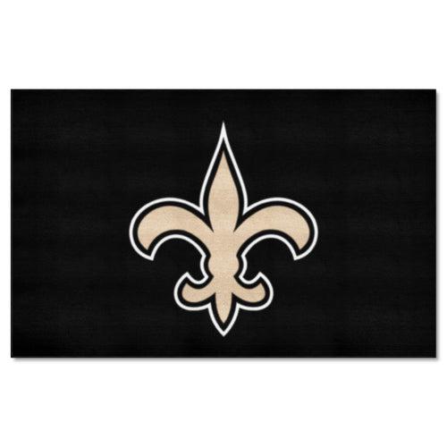 NFL New Orleans Saints Ulti-Mat featuring team logo and vibrant colors, perfect for game day or sports fan decor.
