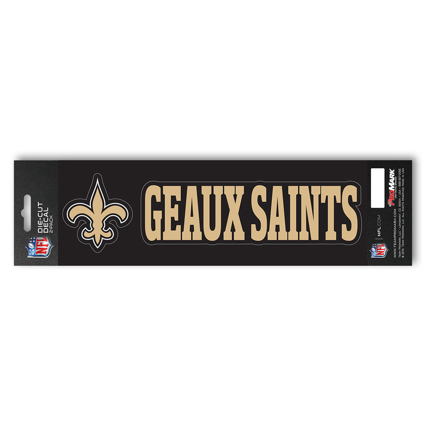 NFL - New Orleans Saints Team Slogan Decal