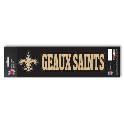 NFL - New Orleans Saints Team Slogan Decal