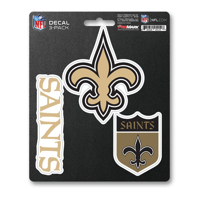NFL - New Orleans Saints Decal 3-pk