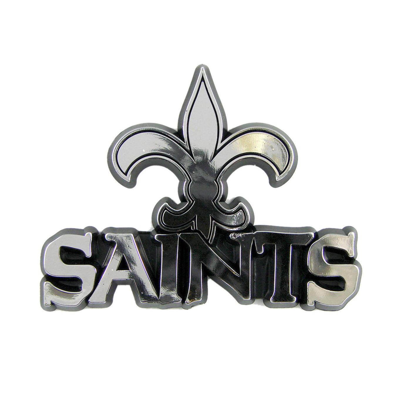 NFL - New Orleans Saints Plastic Chrome Emblem