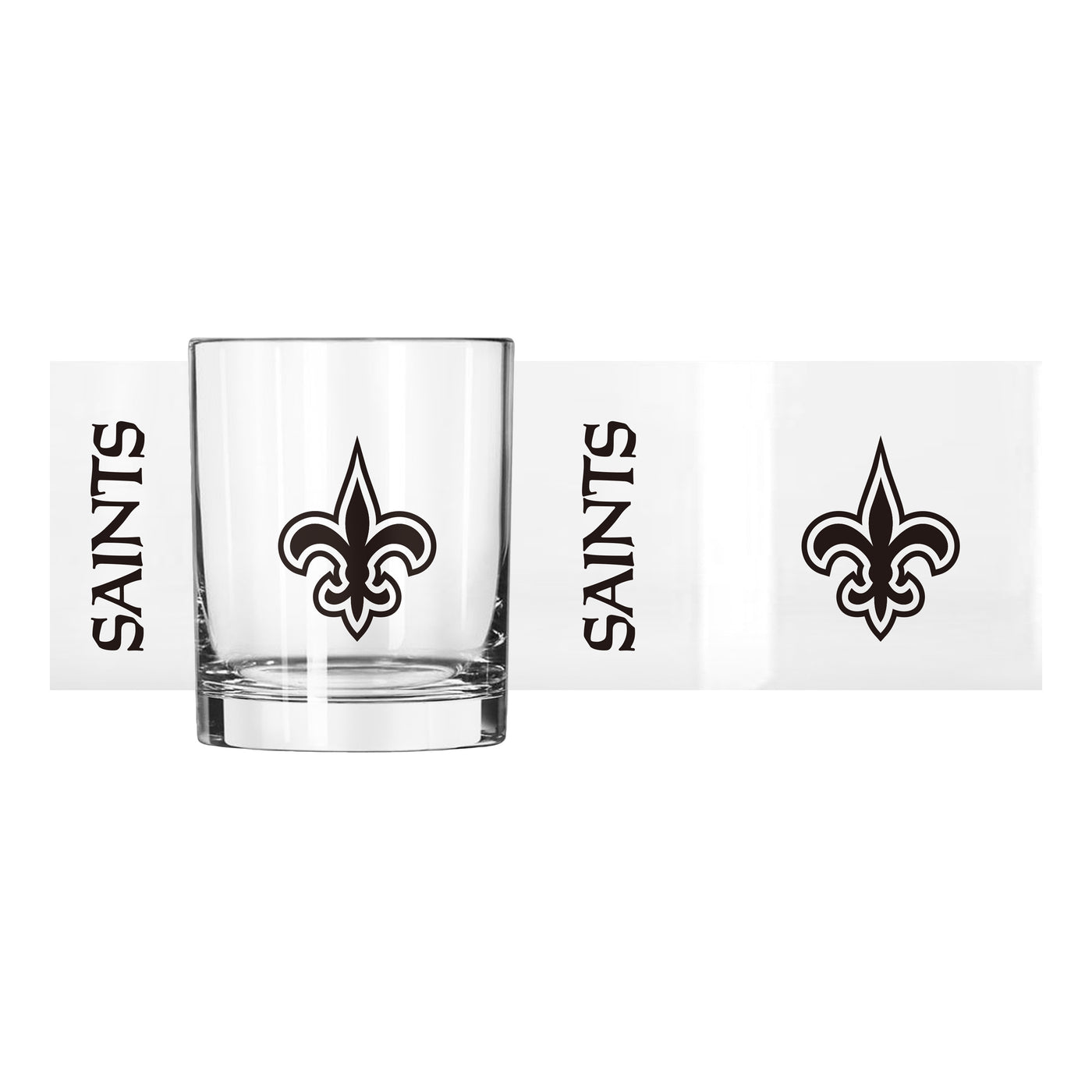 New Orleans Saints 14oz Gameday Rocks Glass