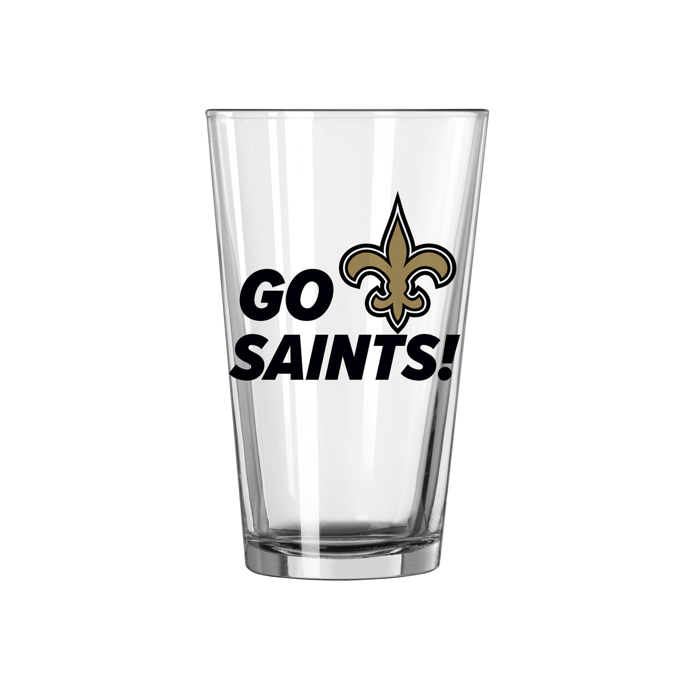New Orleans Saints 16oz Slogan Pint Glass