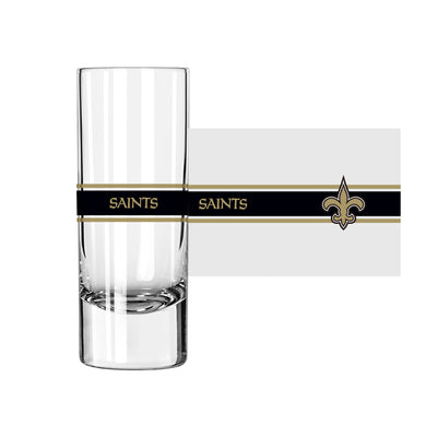 New Orleans Saints 2.5oz Stripe Shooter Glass