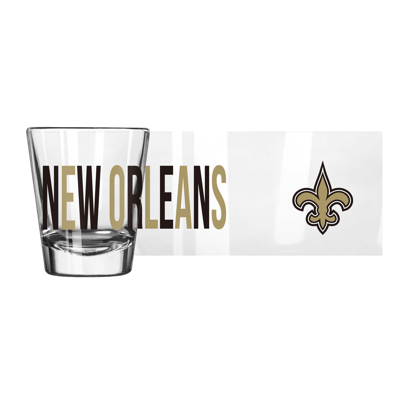 New Orleans Saints 2oz Overtime Shot Glass