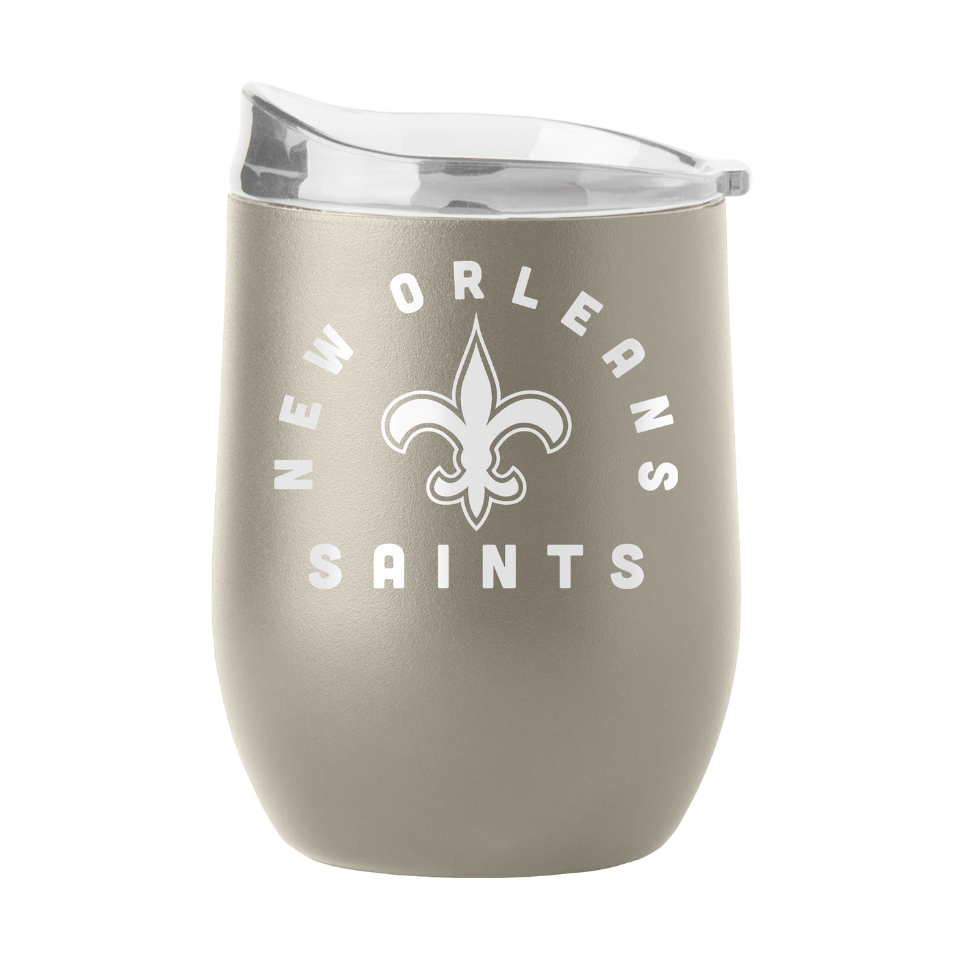 New Orleans Saints 16oz Archway Powder Coat Curved Bev