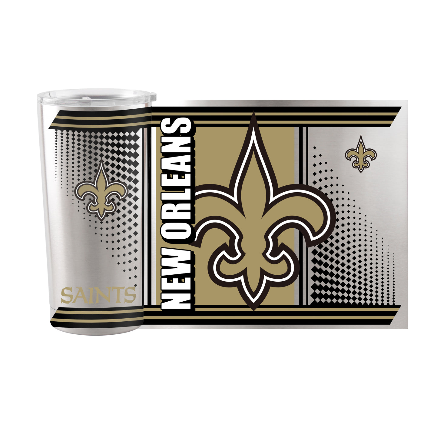 New Orleans Saints 20oz Hero Stainless Tumbler