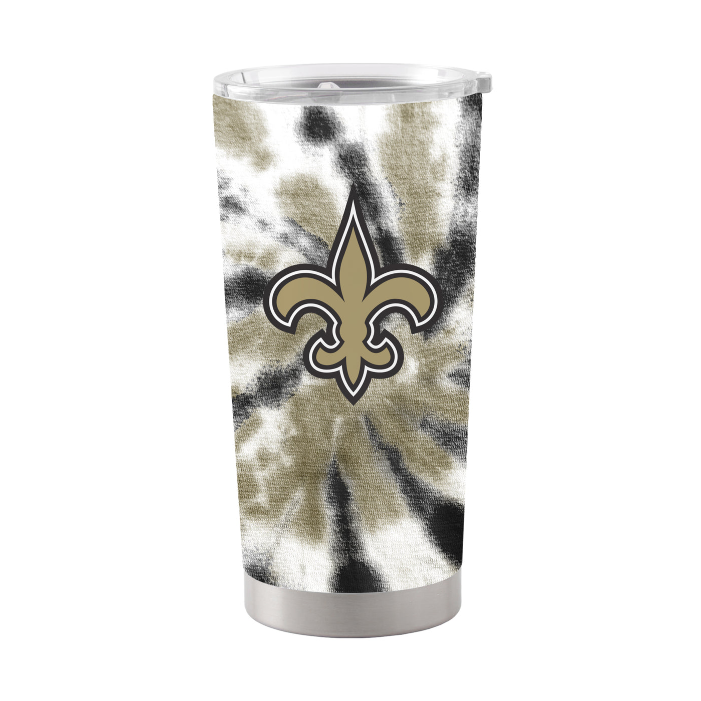 New Orleans Saints 20oz Tie Dye Stainless Steel Tumbler