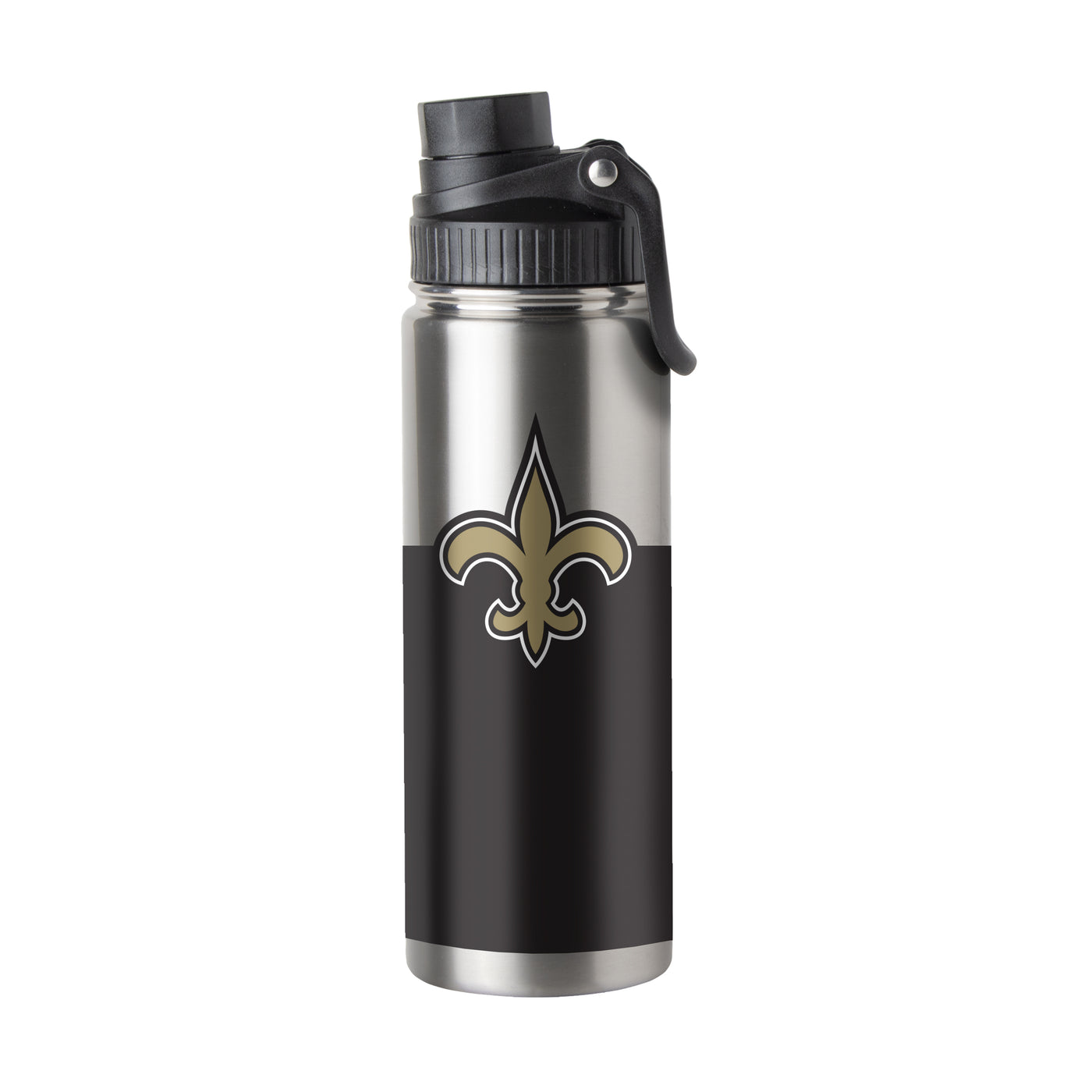 New Orleans Saints 21oz Colorblock Twist Top Water Bottle