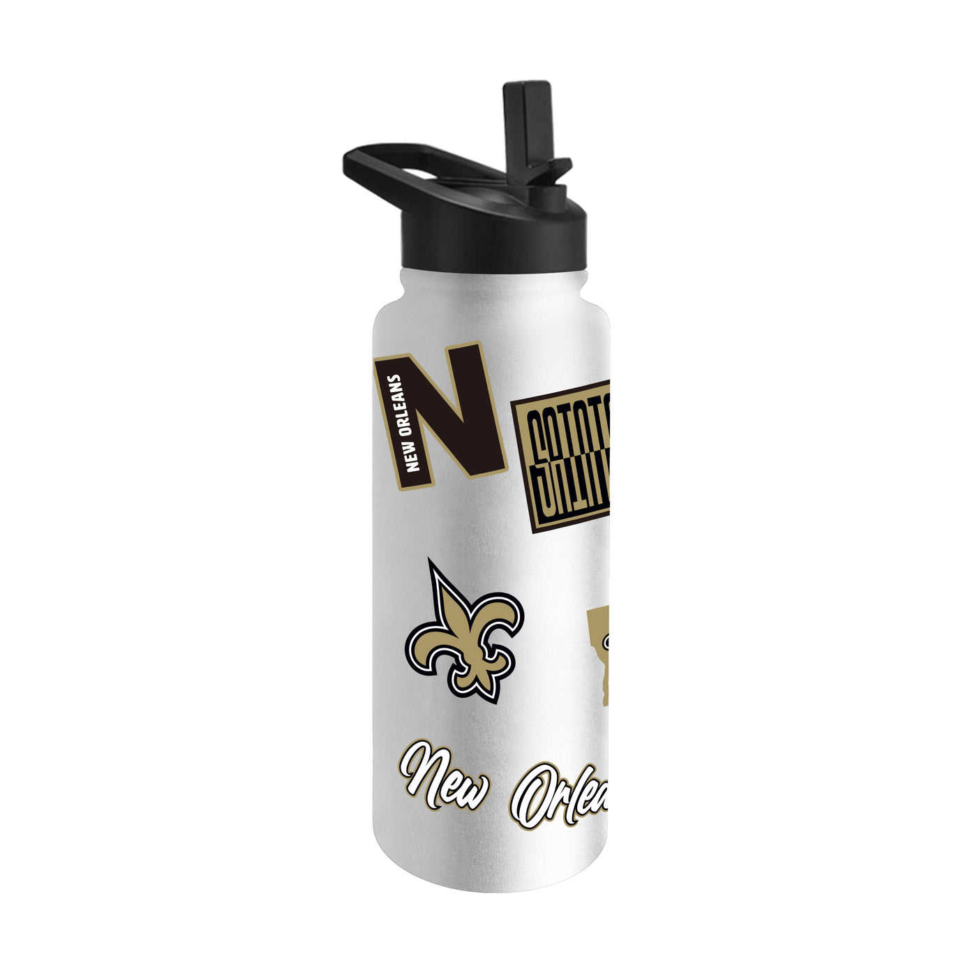 New Orleans Saints Dreamweave 34oz Quencher Bottle