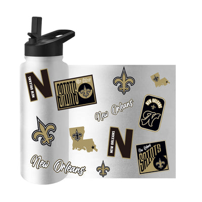 New Orleans Saints Dreamweave 34oz Quencher Bottle