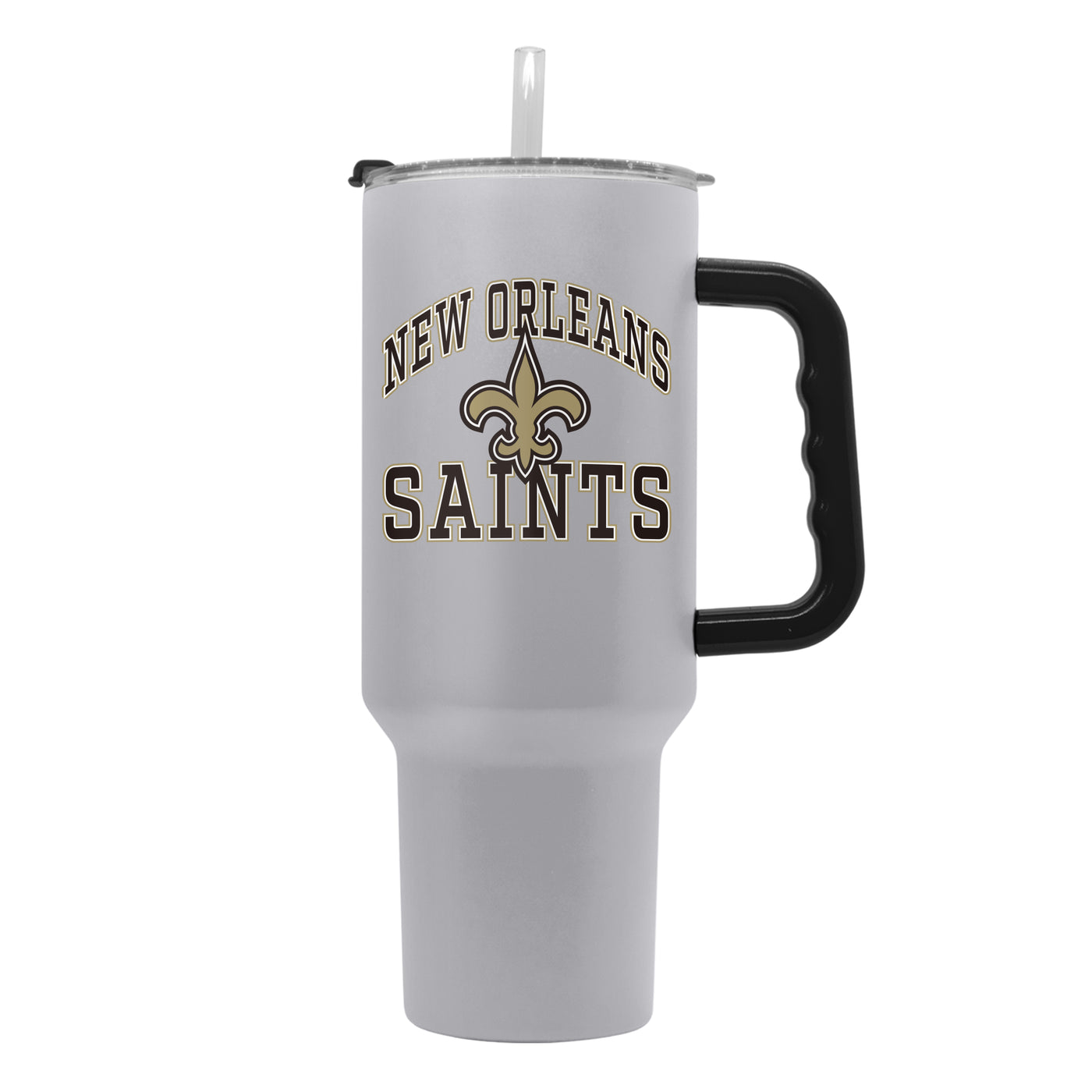 New Orleans Saints 40oz Athletic Powder Coat Tumbler