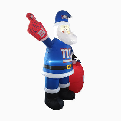 New York Giants Santa Claus Yard Inflatable - Logo Brands