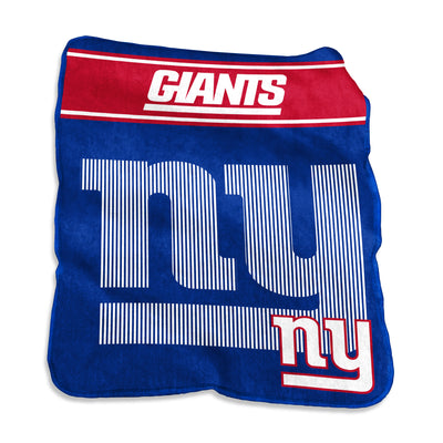 New York Giants 60x80 Raschel Throw - Logo Brands