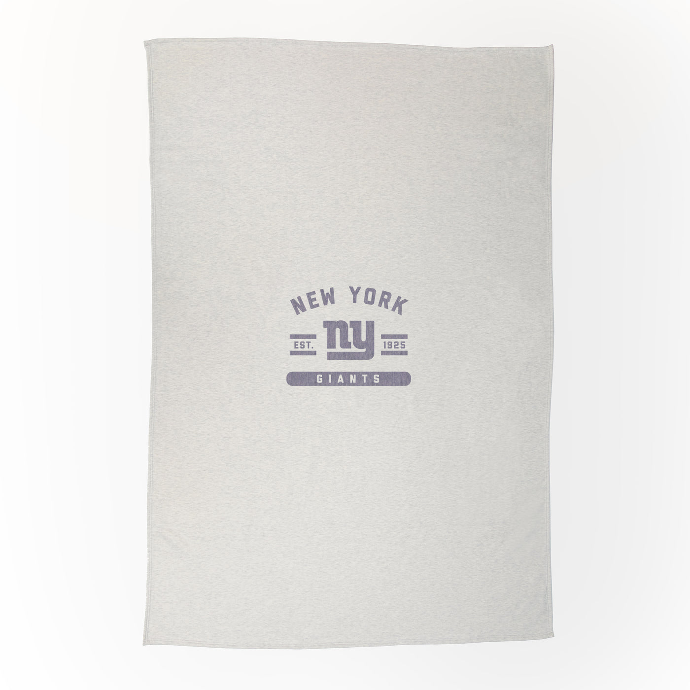 New York Giants Oatmeal Sweatshirt Blanket - Logo Brands