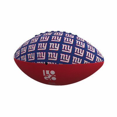 New York Giants Repeating Mini-Size Rubber Football