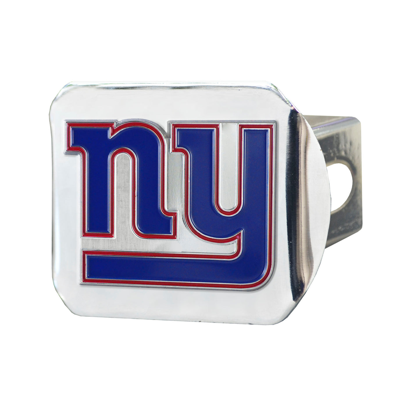 NFL - New York Giants Color on Chrome Hitch Cover