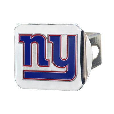 NFL - New York Giants Color on Chrome Hitch Cover